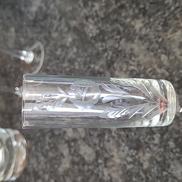 Vintage Javit Handcut Crystal Cordial Decanter with 6 Glasses - Picture 4 of 16